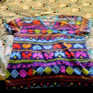 Multicolored nurse shirt